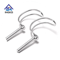 Goupille de verrouillage de type C en acier inoxydable 316 A4 anti-corrosion à dégagement rapide pour quincaillerie extérieure et marine