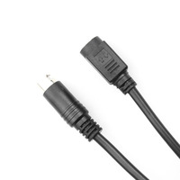 Câble audio personnalisé de haute qualité, mini DIN mâle 9 broches vers S-Terminal femelle DIN, pour lecteur Hi-Fi/DVD
