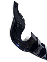 Diffuseur arrière de voiture en ABS noir brillant personnalisé en usine pour VW GOLF MK8 GTI 2020 2021 2022 2023 2024 2025 2026
