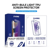 Film hydrogel anti-lumière bleue personnalisé OEM/ODM, protection d'écran de téléphone portable souple en TPU sans bulles pour iPhone Samsung