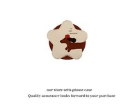 Étui de téléphone composite style Teckel avec support et coque de protection pour iPhone 18 Pro/17/16/15, conçu pour éviter les chutes