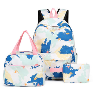 Hot Sale 3 Pcs Bags <b>Backpack</b> Set Girls Teenager School Student Bookbags School Bags <b>Backpacks</b> with Lunch Bag - Product Image 2