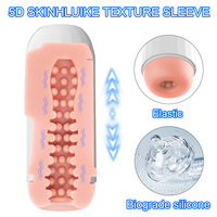 TOWAVE TO-36 Airplane Cup Appareil d'exercice vibrant en silicone entièrement automatique pour hommes, pour la masturbation pénienne