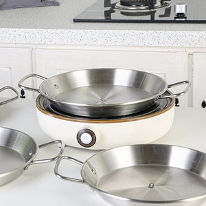 Happycooking Cuiseur à <span class=keywords><strong>induction</strong></span> en acier inoxydable de style moderne Cuiseur à vapeur de boulettes de conception coréenne <span class=keywords><strong>pour</strong></span> faire frire des poêles à <span class=keywords><strong>paella</strong></span> <span class=keywords><strong>pour</strong></span> une utilisation en cuisine - Product Image 3