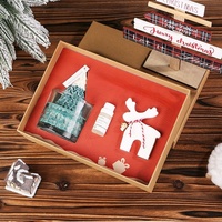 Diffuseur de parfum et bougie en forme de nouveauté de Noël, parfum sûr, adapté à la chambre, au bureau et aux scènes de Noël