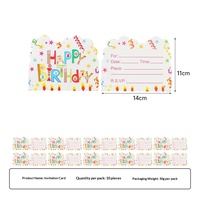 Nouvel ensemble de fête d'anniversaire pour enfants avec décoration thématique pour la décoration de la maison
