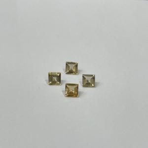 Topaze Impériale Naturelle de Qualité AAA Pierre Précieuse Pleochroïque Coupe Princesse Verte Facettes pour Colliers Topaze Impériale Minérale Rare - Product Image 3