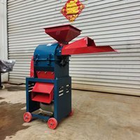 Nouvelle machine combinée de pulpage de paille et de broyage de maïs pour fourrage, ensilage et coupe de coques de riz