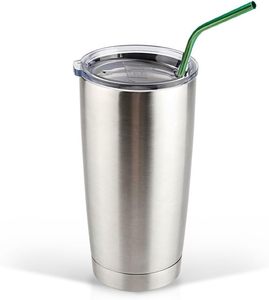 Pailles en métal réutilisables écologiques en gros, en acier inoxydable 304, avec logo personnalisé - Product Image 5