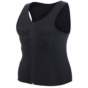 Gilet de Sauna pour hommes, entraînement, modelant le corps, réduction de la forme de l'abdomen, ceinture d'entraînement, Corset, chemise, combustion des graisses - Product Image 3