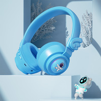Enfants pour écouteurs Bluetooth Astronaute Design Earbuds Longue durée de vie de la batterie Écouteurs sans fil supra-auriculaires pour les jeux