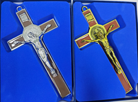 Décoration Religieuse Artisanale en Boîte, Croix Pendentif 30*15cm, Ornement pour Bureau et Maison, Vente Chaude