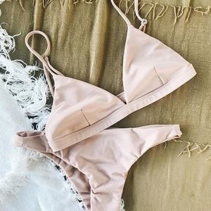 Maillot de bain une pièce pour femme à imprimé tropical et motif uni, avec bretelles en crochet et armatures, découpé, pour la plage - Product Image 5