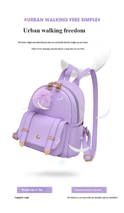 Sac à dos vintage antivol en cuir PU imperméable pour femme, grande capacité, en nylon, pour voyage et école, avec fermeture éclair - Product Image 3