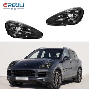 Phares de voiture pour <span class=keywords><strong>Porsche</strong></span> 958 <span class=keywords><strong>Cayenne</strong></span> 958.1 958.2 2011-2018, mise à niveau des phares vers un style LED Matrix <span class=keywords><strong>2023</strong></span> - Product Image 1