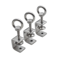 Personnalisation directe d'usine 304 pince à bois robuste en acier inoxydable C-Clip G-Clamp Tiger Clamp pouce/mesure métrique