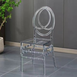 Silla Chiavari de Plástico Transparente <span class=keywords><strong>con</strong></span> Diseño de Bambú para Banquetes, Eventos, Celebraciones, Bodas, Ceremonias y Decoración de Fiestas (Venta al Por Mayor) - Product Image 4