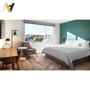 Bán buôn OEM 5 sao khách sạn bằng gỗ nội thất phòng ngủ thiết lập cổ điển sang trọng khách sạn cho phòng ngủ đồ nội thất bằng gỗ