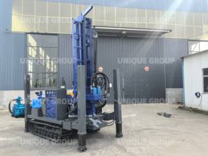 UNIQUE Engin de forage de puits d'eau portable robuste à moteur diesel, avec moteur de pompe de boîte de vitesses, puissance 55 kW, entraînement supérieur, rotation hydraulique, Max - Product Image 5