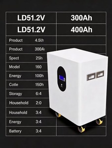 ระบบจัดเก็บพลังงานภายในบ้าน 51.2V 20kWh 15kWh 10kWh แบตเตอรี่ลิเธียมแบบตั้งพื้นสำหรับเก็บพลังงานแสงอาทิตย์ รองรับ 10KWH-15KWH-20KWH 48V - Product Image 3