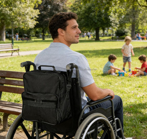 Sac de transport léger pour fauteuil roulant électrique OEM, sac de rangement étanche, sac à dos pour fauteuil roulant - Product Image 3