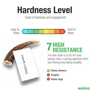 เขากวางสำหรับทำความสะอาดฟันและเหงือกเขากวางแบบ XL สำหรับสุนัข - Product Image 6