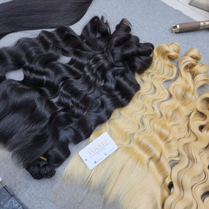 ผมแท้เวียดนาม Dream Hair T01 100%  พร้อมเชือกผูกผม HD Lace Closure  ดูเป็นธรรมชาติ นุ่มลื่น เงางาม  แบบเย็บสองชั้น  มีทุกสี - Product Image 6