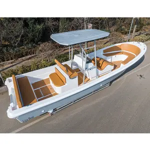 Liya 7.6m in fibra di vetro velocità barche panga barche con motore
