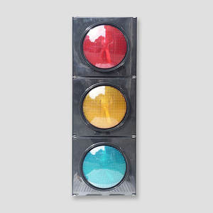 Alto brillo 200mm 3 estática cruce peatonal de la señal de tráfico Luz - Product Image 6