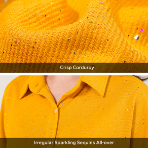 Camicette da <span class=keywords><strong>donna</strong></span> <span class=keywords><strong>con</strong></span> <span class=keywords><strong>paillettes</strong></span> e maniche lunghe da esterno 2023 - Product Image 5