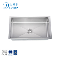 Évier de cuisine en acier inoxydable, grande taille, prix d'usine, évier de couleur personnalisé