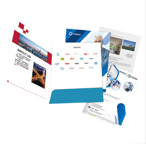 Dossier <span class=keywords><strong>de</strong></span> présentation personnalisé <span class=keywords><strong>de</strong></span> taille A4 A5 A6 <span class=keywords><strong>de</strong></span> papier épais écologique d'usine <span class=keywords><strong>de</strong></span> la Chine avec des poches - Product Image 4