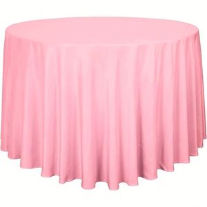 Custom Smooth Waterproof Wrinkle Resistant Multi Size Color Event Dining Round <b>Tablecloth</b> - Product Image 5
