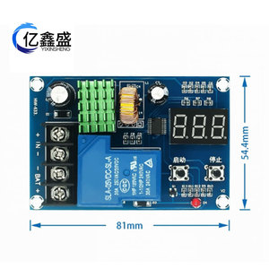 YIXINSHENG XH-M604 โมดูลควบคุมเครื่องชาร์จแบตเตอรี่ 6-60V DC พร้อมจอแสดงผลและการป้องกันรีเลย์ - Product Image 3