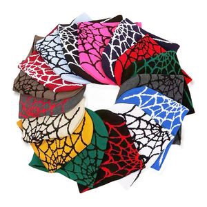 カスタムファッションデザインジャカードニットキャップ冬の暖かい居心地の良いスタイリッシュなレトロなストリートウェア男女兼用ヘッドウェアY2Kビーニーハット - Product Image 1