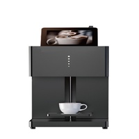 Imprimante à café pour bureaux et coworkings |   Machine à café au laque à encre comestible pour les cantines d'entreprise, les cuisines partagées et les petits cafés de bureau