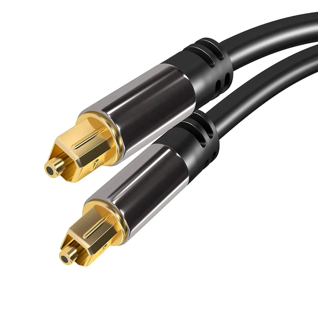 TOSLINK Optical Audio Cable  6ft  Fiber Optic Cord SPDIF Digital Audio Optical Cable for Soundbar Stereo Systems Home Cinema PS4