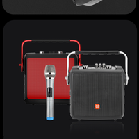 Mini haut-parleur portable avec radio FM, rechargeable par USB, boombox sans fil