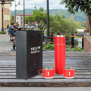 Premium 3pc Coffret Cadeau En Acier Inoxydable Double Paroi Isolé Sous Vide <span class=keywords><strong>Thermos</strong></span> Flacon 500ML Sans BPA Étanche Sport Bouteille D'eau - Product Image 4