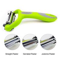Multifunctionele Schillers 3 In 1 Blade Spin Ontwerp Aardappelgroenteschillers Voor Keukenfruitwortel