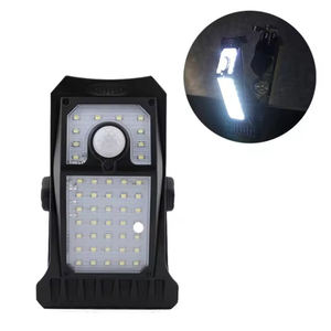 キャンプパティオヤード用屋外セキュリティクリップランプモーションセンサーLEDソーラー街路灯 - Product Image 1