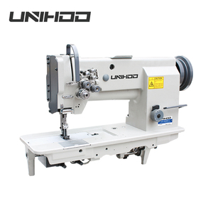 Wholesale Flat-Bed Sewing Machines 20606-2 Double Needle Compound Triple Feed Lockstitch for Industrial Apparel Industries Motor - Product Image 2