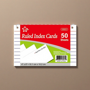 4x6 pouces/50ct LOGO personnalisé cartes d'index à spirale 10.1x15.2cm cartes de notes lignées/cartes de visite pour étudiants 48 tampons/boîte feuilles mobiles 48 - Product Image 3