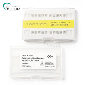 Brackets Metálicos Ortodónticos MIM Mini Estándar MBT para Ortodoncia Dental - Product Image 1