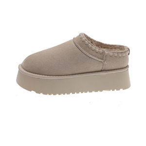 Stivali <span class=keywords><strong>da</strong></span> Neve <span class=keywords><strong>con</strong></span> Suola Spessa per <span class=keywords><strong>Donna</strong></span>, Nuova Collezione Autunno-Inverno 2025, Tomaia in PU, Suola Composita, Fodera in Peluche, <span class=keywords><strong>Scarpe</strong></span> Calde e Rinforzate - Product Image 6