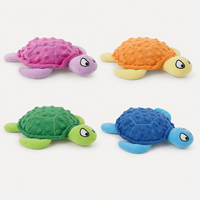 Jouet à mâcher pour chien Kinghon en peluche en forme de tortue, avec sonnette, texture douce à bulles, jouet interactif pour chiots
