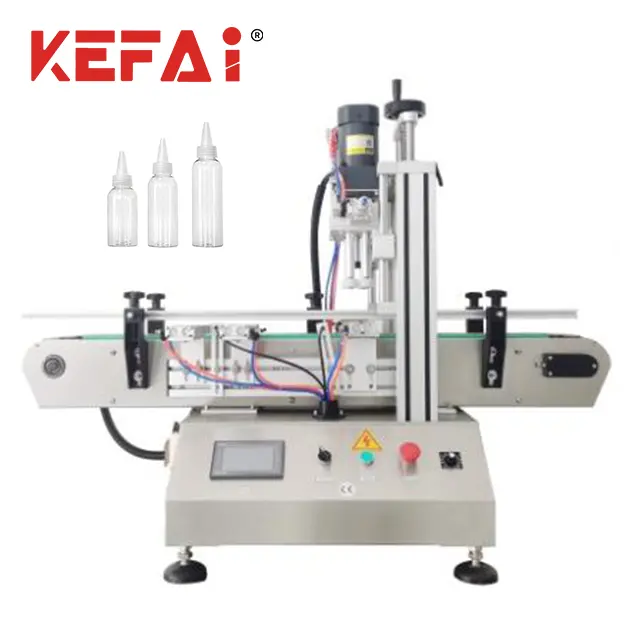 Машина для укупорки пластиковых бутылок KEFAI с четырьмя колесами