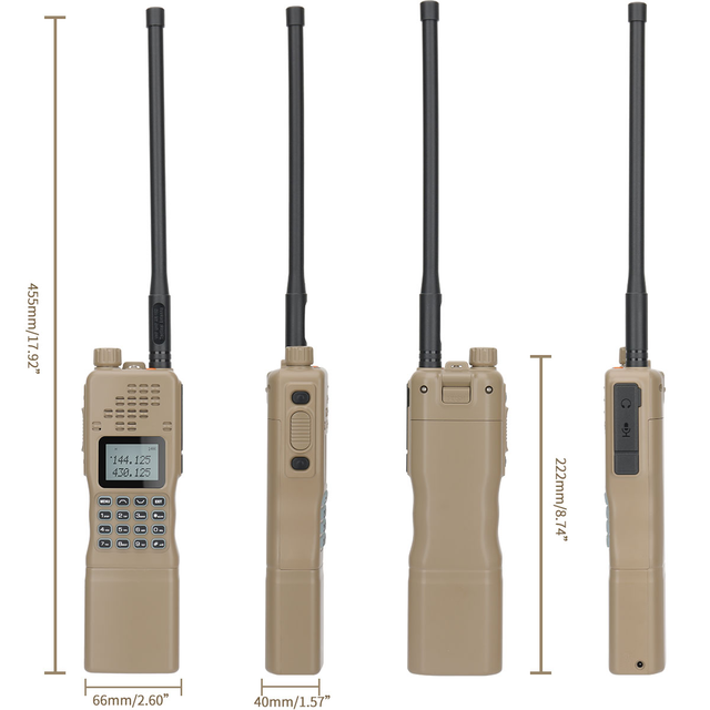 New Radio Baofeng 15W Powerful AR-152 Two Way Radio 12000mAh Battery Tactical Walkie Talkie an /PRC-152 Dual Band Transceiver