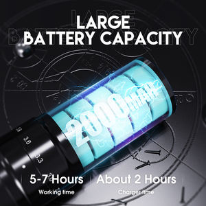 Dragonhawk <span class=keywords><strong>Mast</strong></span> Fold 2 <span class=keywords><strong>Pro</strong></span> <span class=keywords><strong>MAST</strong></span> Course sans fil réglable 2.4-4.2mm <span class=keywords><strong>Machine</strong></span> à tatouer Stylo Temps de travail 5-7 heures - Product Image 3