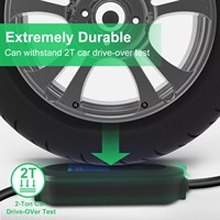 Vente Flash : Station de Recharge Portable pour Véhicules Électriques 16A 3.5kW avec Pistolet Noir, Application Intelligente Domestique, Chargeur Mobile pour Voiture Électrique Type 2, Certifié CE